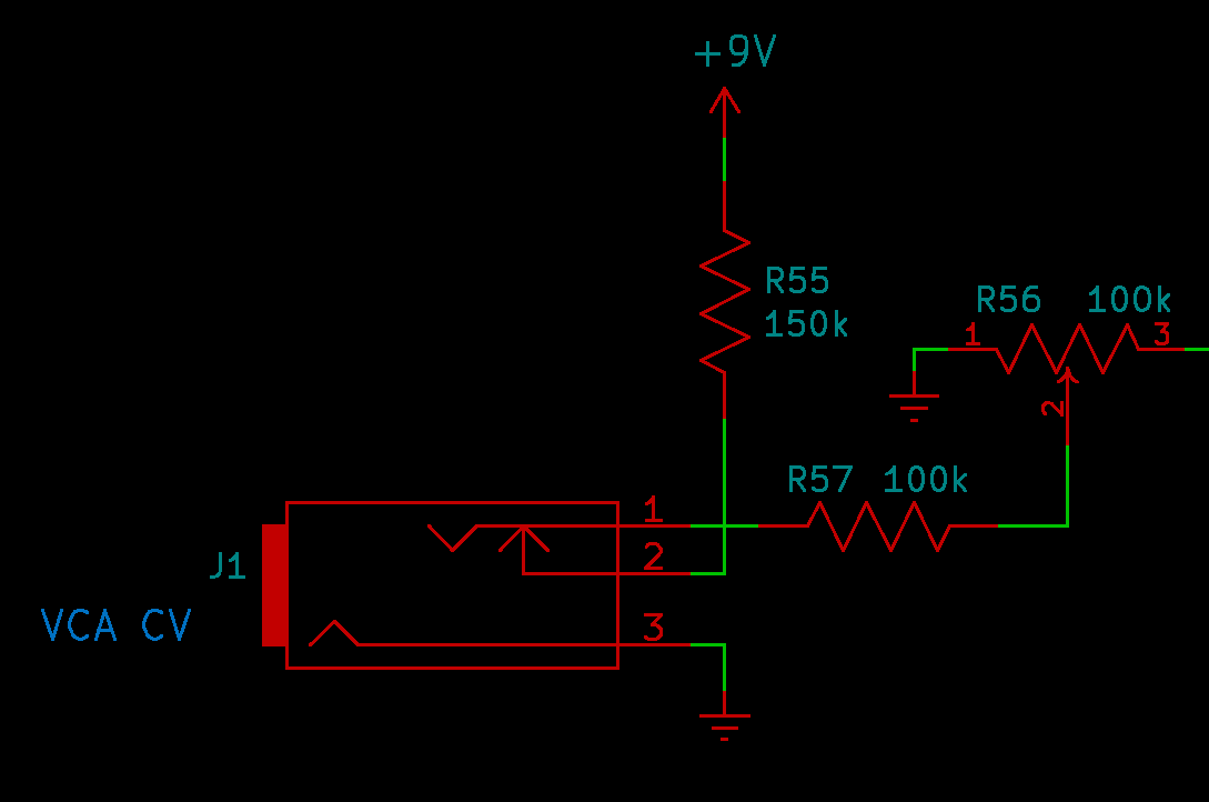 Leapfrog VCA input circuit