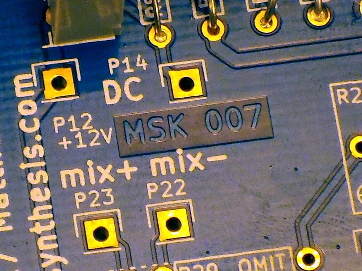 test points on a Leapfrog VCF