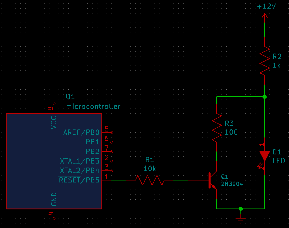 constant-current driver with a shunt transistor