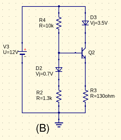 transistor current source (B)