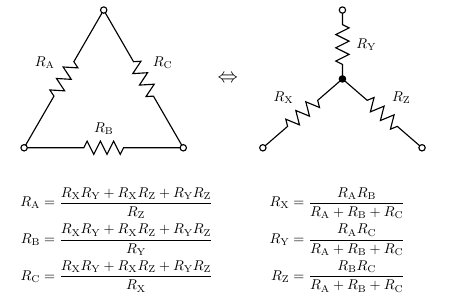 delta-wye transformation