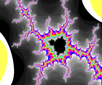 zoomed-in detail of the Mandelbrot set