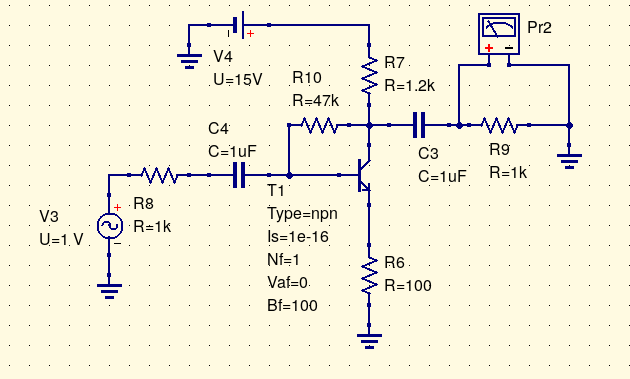 common-emitter amplifier