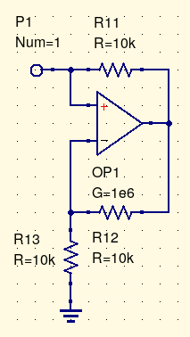 negative resistance with op amp current mirror