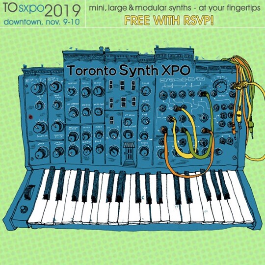 banner for the Toronto Pedal and Synth Expo