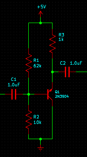 transistor biased into reverse-active mode