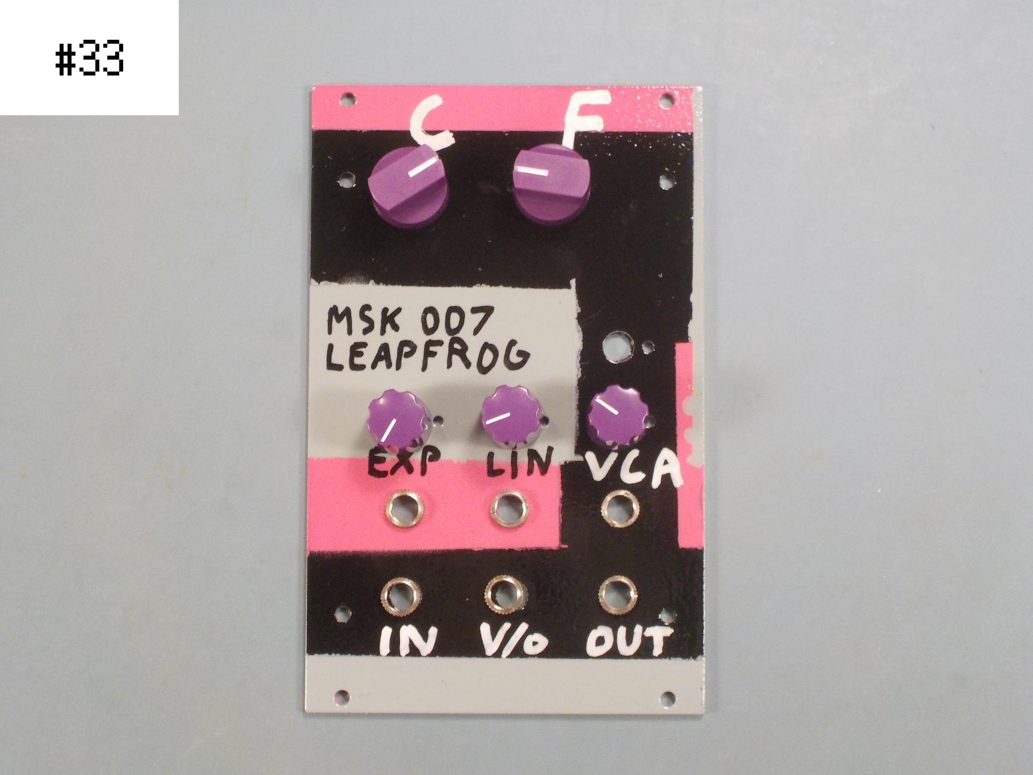 MSK 007 Leapfrog VCF, custom panel #33
